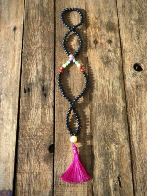 Japamala de Turmalina e 7 Chakras