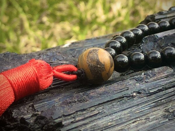 Japamala de Turmalina Negra e 7 Chakras - Image 2