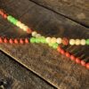 Japamala de Jaspe vermelho, Calcite amrela, Quartzo verde e Rudraksha - Image 2