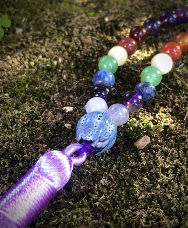 Japamala de ametista e 7 chakras - Image 2